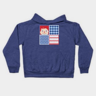 Ragdoll Squares Kids Hoodie